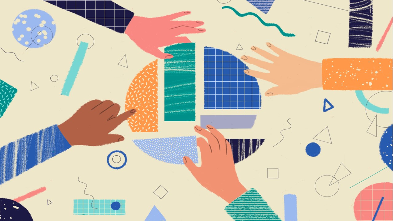 Monitor showing dashboards with analytics and data visualization