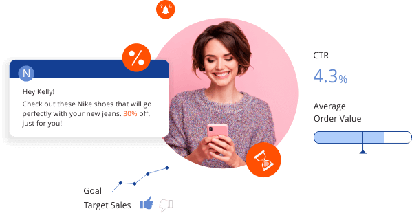 Deliver personalized recommendations with web push notifications