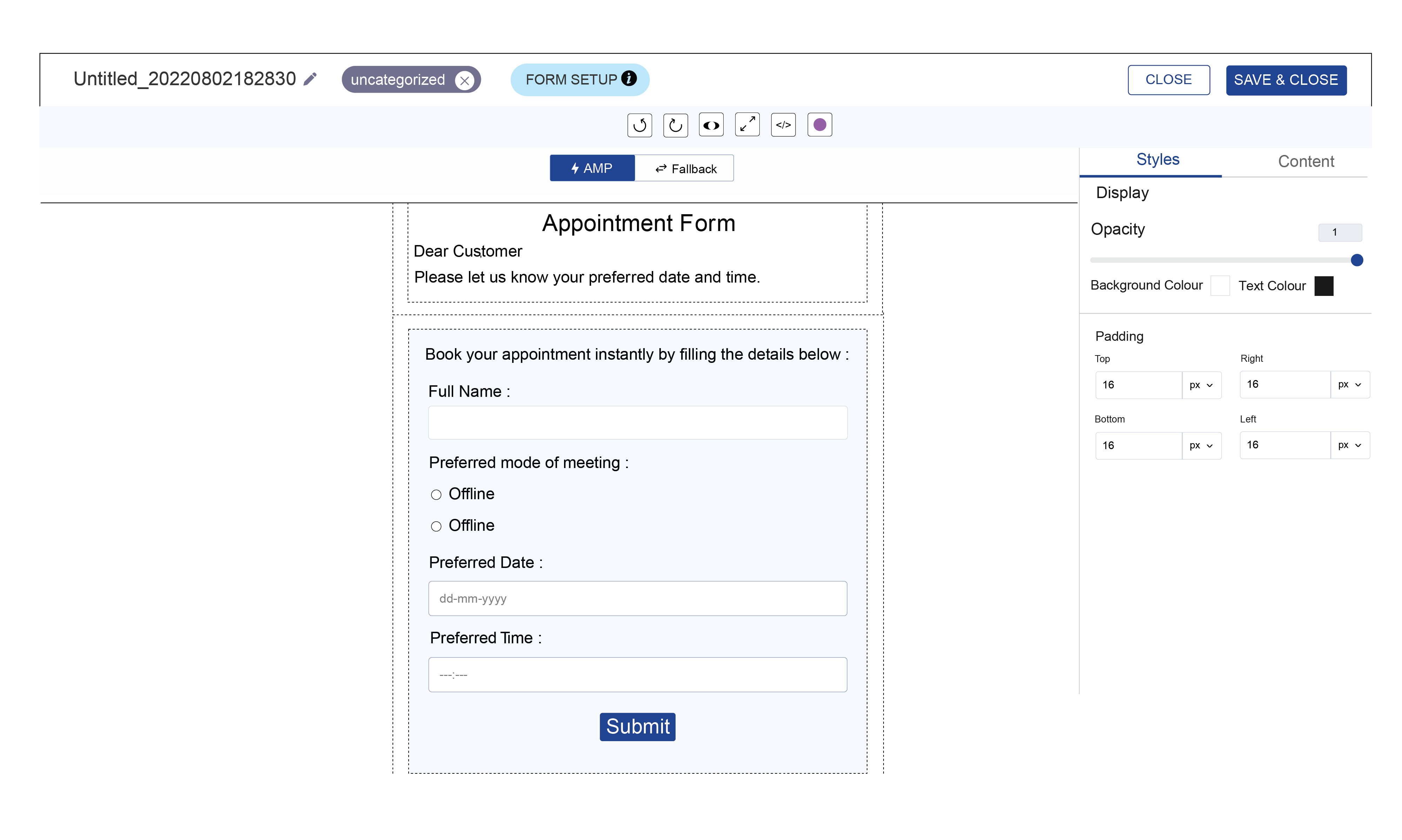 Design AMP emails faster