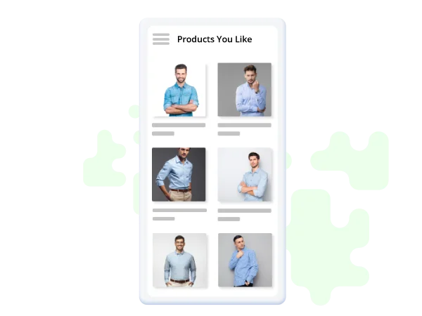 Curated page of liked products - Netcore Cloud