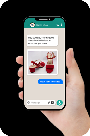 Send Personalized Message on Whatsapp | Netcore Cloud